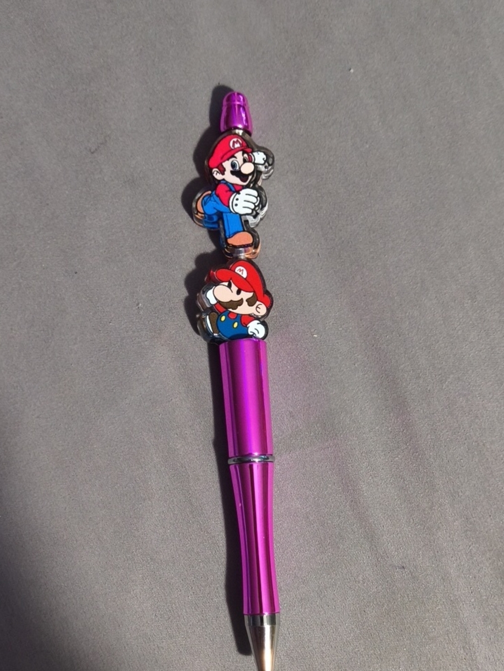 Nintendo Purple Kids Pen with Character Charm